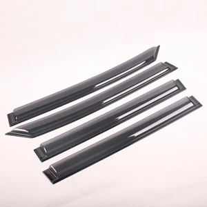 PAS Window Visors Sun Rain Guard Side Vent Deflector For 2016 2017 Jeep Renegade - Foto 1 di 4