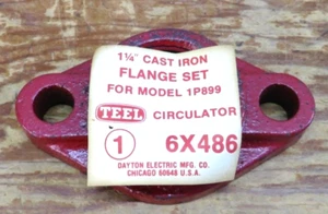 Brida de hierro fundido circulador TEEL, tamaño de tubo de 1-1/4" para modelo 1P899 - Imagen 1 de 4