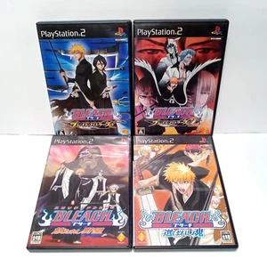 Bleach Blade Battlers 1st 2nd Tamashii & Yabou 4Games Set PS2 Japanese Complete - Picture 1 of 14