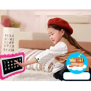 7" inch Kids Tablet Android Tablets 512MG+8GB Dual Cameras Kids Learning Tablet - Picture 1 of 16