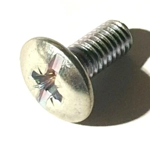 100St.M6x14mm Gewindeschrauben,Tellerkopf. Flachkopf, Linsenkopf, Schlitz+Kreuz - Bild 1 von 10