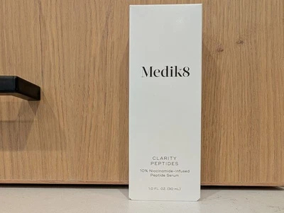 NEW Medik8 Clarity Peptides Line Smoothing Serum 10% Multi-Peptide Complex 1 oz - Image 1 of 4