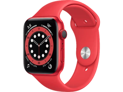 Apple Watch Series 6 (PRODUCT)RED, GPS+CELL, 44 mm, Caja de aluminio en rojo, Co - Imagen 1 de 4
