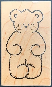 Darcie’s Teddy Bear Rubber Stamp - Picture 1 of 3