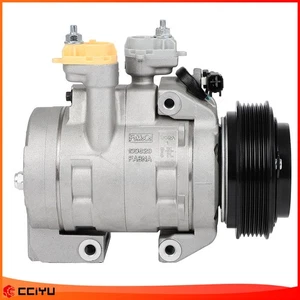 A/C Compressor with Clutch for Ford F-250 F-350 F-450 F-550 Super Duty 6.2L 6.8L - Picture 1 of 11
