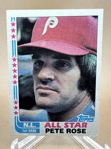 PETE ROSE 1982 Topps N.L. All Star #337 - EX - Crease - Cincinnati - Picture 1 of 2