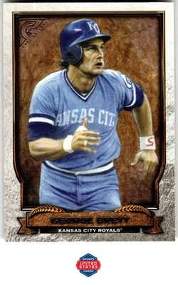 2017 Topps Gallery #HOF-8 George Brett Hall of Fame Gallery - Image 1 of 2