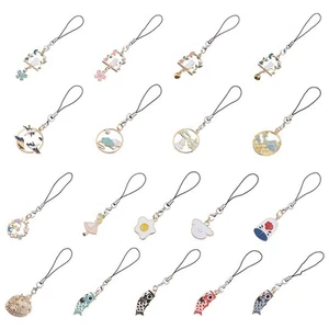 Gift Cat Key Strap Lanyard Mini Flower Phone Case Pendant Cute - Photo 1 sur 30