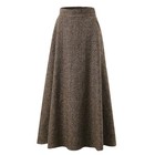 Choies Women Winter Skirt,Aline Long Fall Skirt with Pockets and High Elastic...