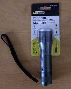 LIGHTHOUSE FOCUS 500 LUMEN LED TORCH - L/HEFOC500L - Picture 1 of 2