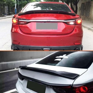Real Carbon Fiber Rear Trunk Spoiler Wing for Mazda 6 Atenza 2014-2018 - Picture 1 of 6