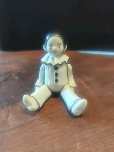 Puppenhaus Miniatur Handwerk Porzellan Gelenke Clown Puppe Harlekin 3" - Bild 1 von 5