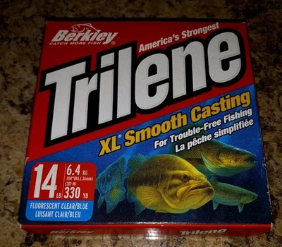 Berkley XLVS14-26 14Lb Trilene XL Monofilament Line 330 Yds Used Smooth Casting - Image 1 of 4