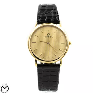 Armbanduhr Omega De Ville 195-0075.2 Vergoldet Herren Damen 373/ST22 - Bild 1 von 7