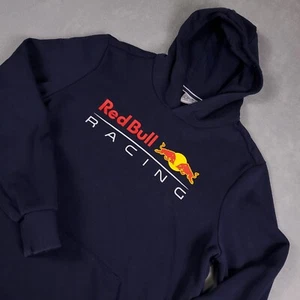 Puma Red Bull Racing Essentials F1 Formula one Men's Fleece Hoodie Sz M - Picture 1 of 12