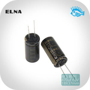 470uf 63V ELNA SILMIC II RFS series fever audio electrolytic capacitor 18 x 37mm