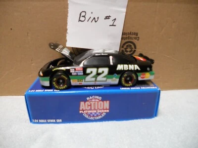 1/24 Action 1996 nascar #22 Ward Burton MBNA Pontiac bank - Image 1 of 4