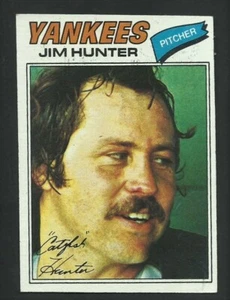 Jim Catfish Hunter 1977 topps #280 en muy buen estado-ex - Imagen 1 de 1