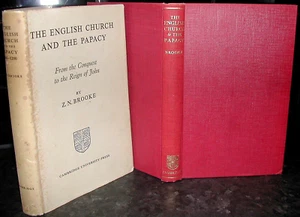 ENGLISH CHURCH + PAPACY Z N Brooke THOMAS BECKET Lanfranc MAGNA CARTA St Anselm - Picture 1 of 1
