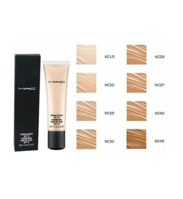 MAC Studio Sculpt Foundation SPF 15 NC 15 Fair Beige Neutral 1.3oz 40ml BOX - Image 1 of 2