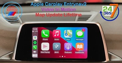 BMW EntryNav2 EntryEvo CarPlay Activation Map WAY LIFETIME Full Pack Europe - Immagine 1 di 4