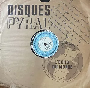 Jüdisches Kantorium 78 RPM-Bernard Wolff-Hashem Malach-Lewandowsky-Privat,Frankreich - Bild 1 von 4
