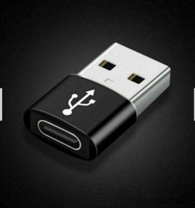 USB C Type C Female to USB A Male Adapter Pc Laptop to Phone Charger Converter