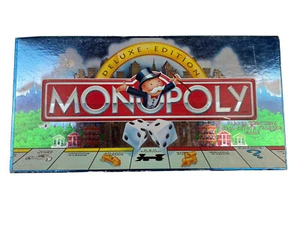 VTG Monopoly DELUXE Edition 1995 Parker Brothers Board Game COMPLETE - Picture 1 of 10