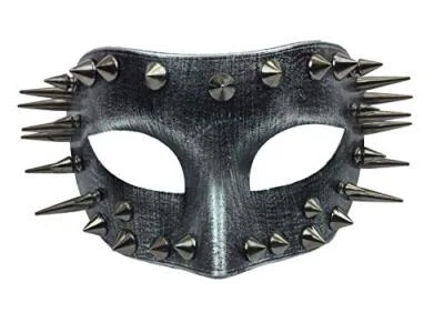 Steampunk Masquerade Mask Spike (Silver) - Image 1 of 3