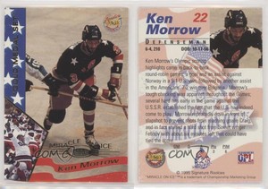 1995 Signature Rookies Miracle on Ice 1980 Gold Medal Set Ken Morrow #22