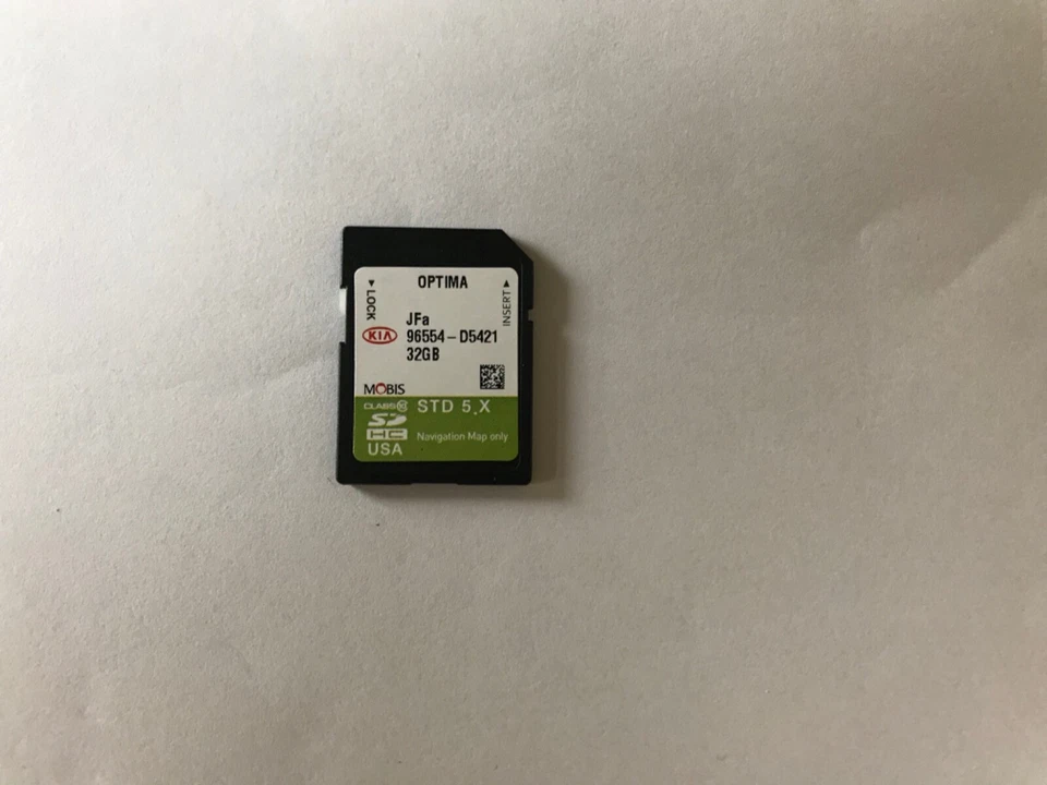 OEM 2019 2020 2021 Optima SD Navigation Memory Card Part # 96554-D5421 Map data - Image 1 of 1