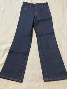 Vintage LEVIS Saddleman Boot Jeans Boys Size 9 -316-0617 -NEW- Junior ORANGE TAB - Picture 1 of 9