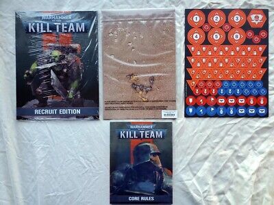 40K Kill Team Recruit Edition Book , Core Rules Book, Game Mat And Tokens Shrink • 36.61$