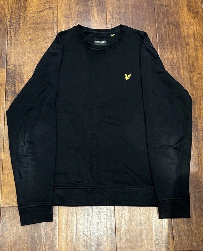 Men’s Lyle&Scott Black Sweatshirt Size Small  - Image 1 of 1