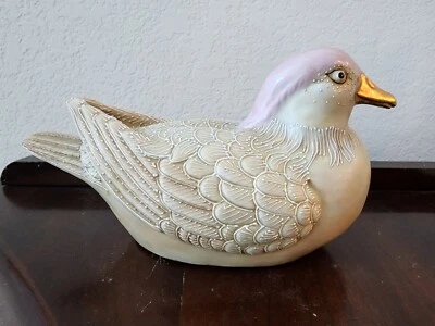 Hermosa FIGURA de pájaro Kutani de porcelana japonesa vintage  Foto 1 de 4
