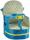 Badabulle Sitzerhöhung für unterwegs Stuhl Rucksack tragbar blau 10 cm