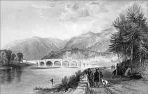 ESCOCIA - Dunkeld y su CATEDRAL del TAY (Perthshire) - Grabado 19 - Imagen 1 de 1