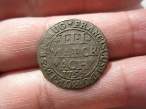 1754 GERMANY AACHEN 3 MARCK - Picture 1 of 2