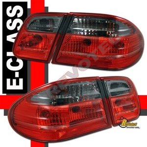 1996-2002 Mercedes Benz E Class W210 E300 E430 E320 E420 Red Smoke Tail Lights - Foto 1 di 2
