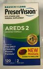 PreserVision Areds 2 Eye Vitamin and Mineral - 120 Softgels - Expire 01/2023