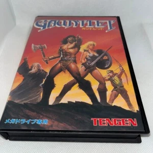 SEGA Tengen Gauntlet Mega Drive Software Third-Person Shooter Retro Game Used - Picture 1 of 16