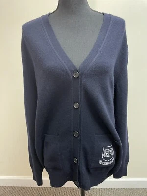 Женский сине-белый кардиган Calvin Klein Yale - Изображение 1 из 4