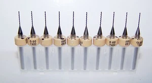 (10) Taladros de placa de circuito impreso (PCB) 0,60 mm (,0236") - Imagen 1 de 1