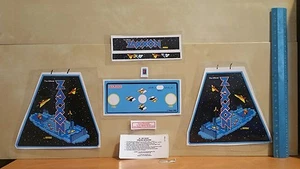 Neu Aufkleber für Vintage Coleco Zaxxon elektronische Mini Arcade Tischplatte Spiel - Bild 1 von 7