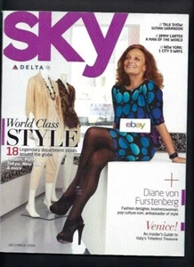 DELTA AIRLINES SKY MAGAZIN 12/2009 WORLD CLASS STYLE DIANE VON FURSTENBERG - Bild 1 von 1