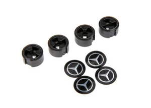 Parte Traxxas #8873: tapas centrales negras TRX-4 Mercedes-Benz (4) - Imagen 1 de 1