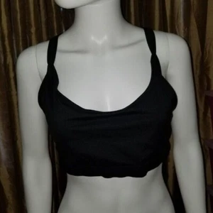 BALLY TOTAL FITNESS BLACK ADJUSTABLE STRAP SPORTS BRA SIZE: XL - Picture 1 of 4