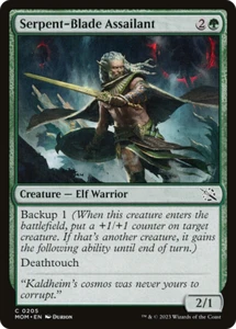 x1 Serpent-Blade Assailant MOM MTG 0205 COMMON M/NM 1x - Picture 1 of 1