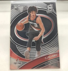 2020-21 Panini Spectra #125 CJ Elleby Blazers Rookie Base RC - Picture 1 of 2
