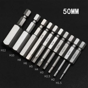 Tens Pack of Magnetized Hexagonal Drivers Compatible with Various Tools - Photo 1/11